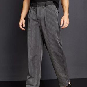Royalty by Maluma Men's Relaxed-Fit Pinstripe Suit Pants